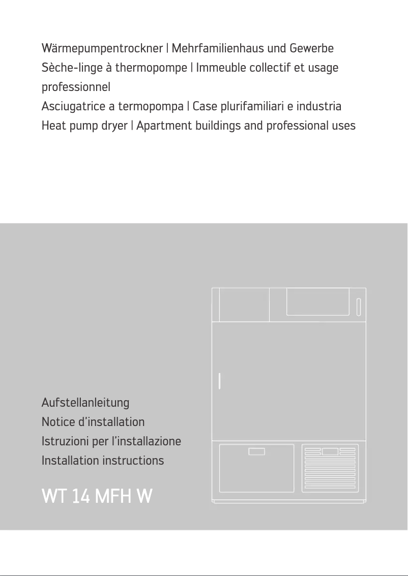 Page n°1 - Guide d'installation Schulthess Superforte 830