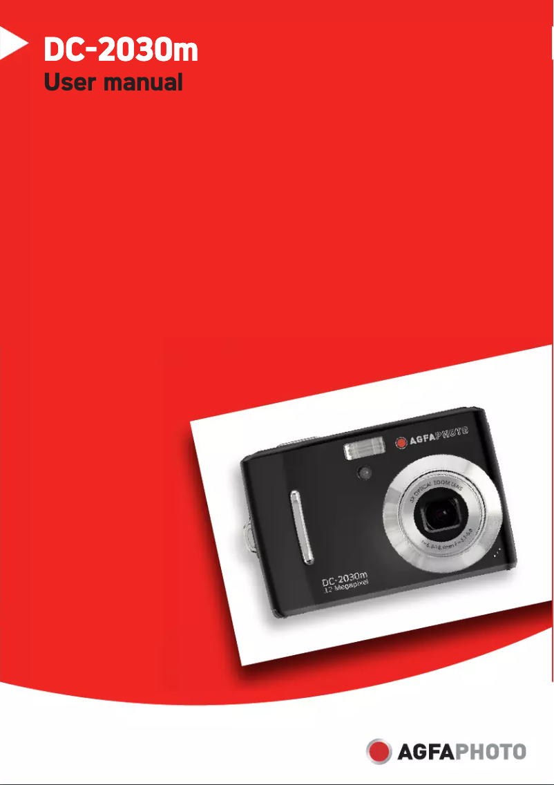 Page 1 de la notice Manuel utilisateur AgfaPhoto DC-2030m