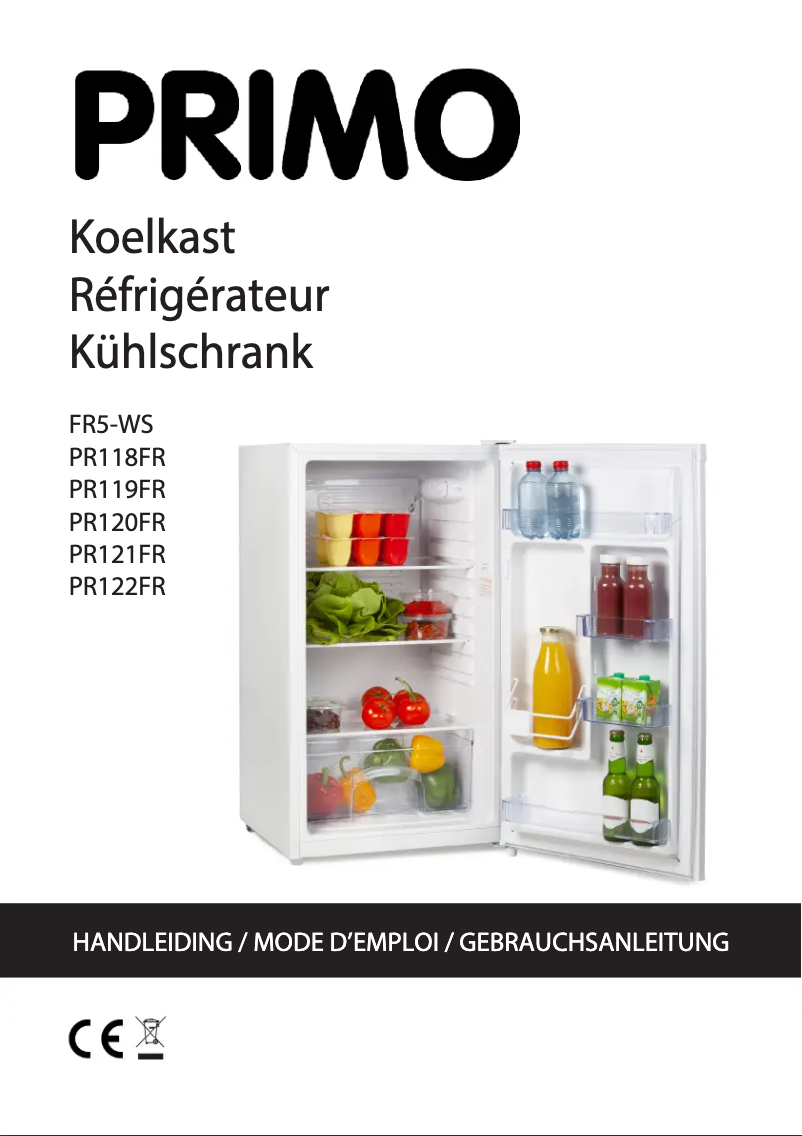 Imagen de la primera página del manual del dispositivo PR119FR