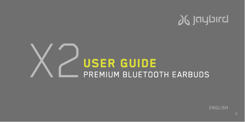 Página 1 del manual Manual de usuario JayBird X2