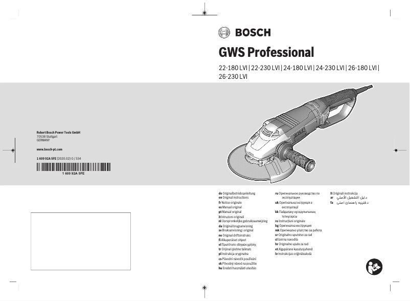 Imagen de la primera página del manual del dispositivo GWS 24-230 LVI