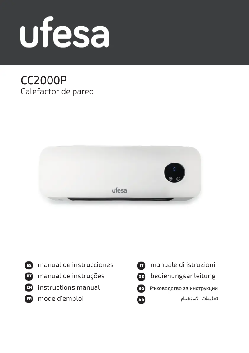 Image de la première page du manuel de l'appareil CC2000P