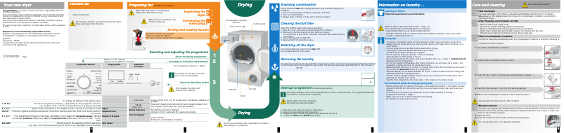 Page 1 de la notice Manuel utilisateur Siemens WT46W570EE
