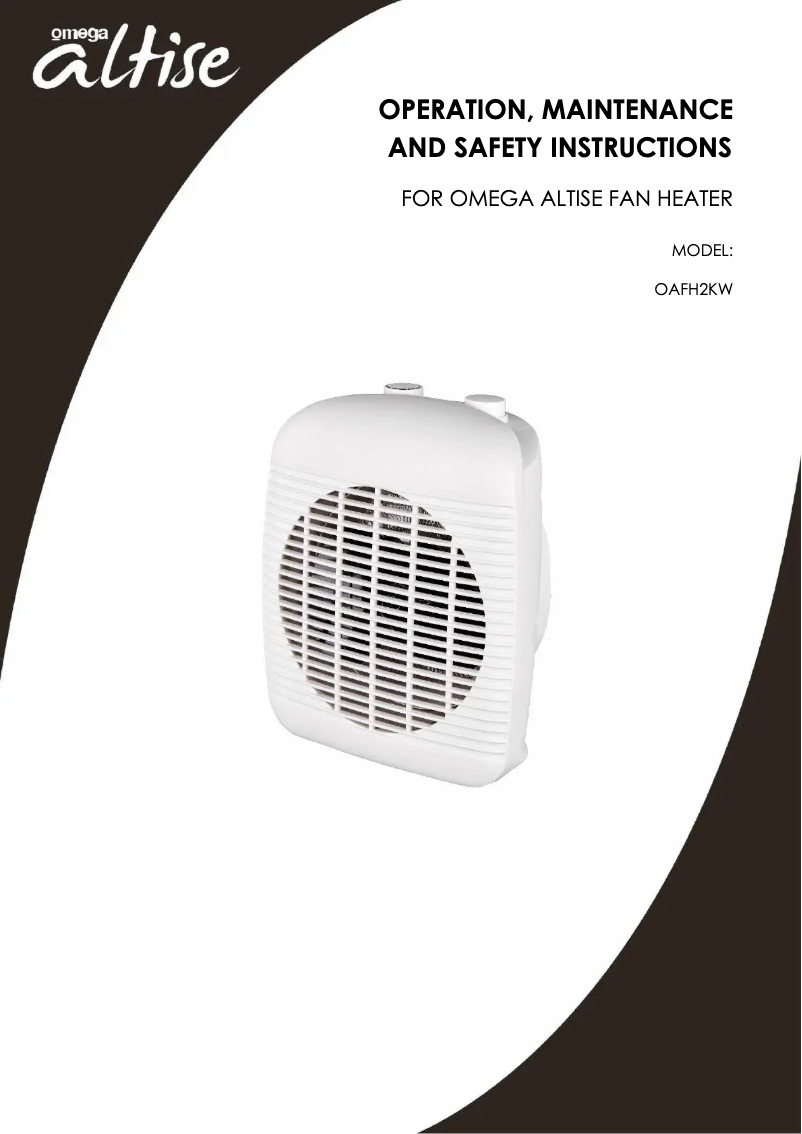 Image de la première page du manuel de l'appareil OAFH2KW