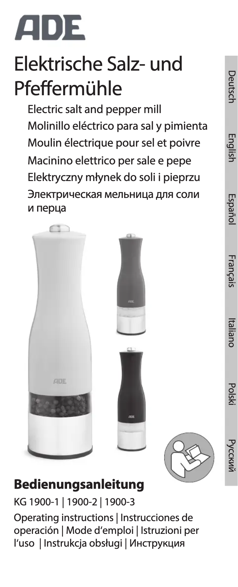 Página 1 del manual Manual de usuario ADE KG 1900-1