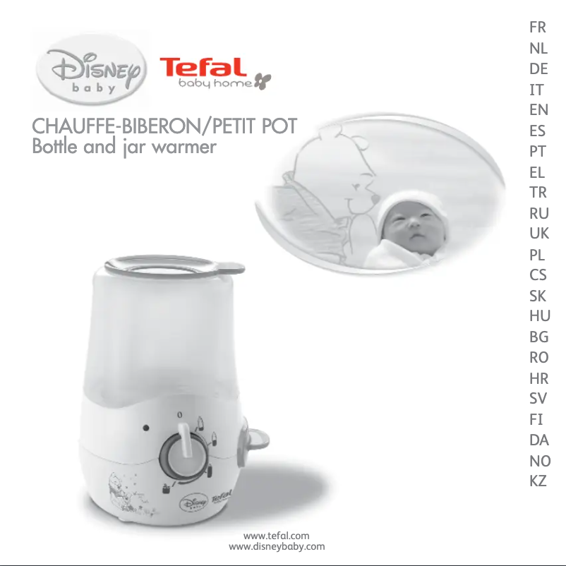 Page 1 de la notice Manuel utilisateur Tefal TD1100K0 Disney