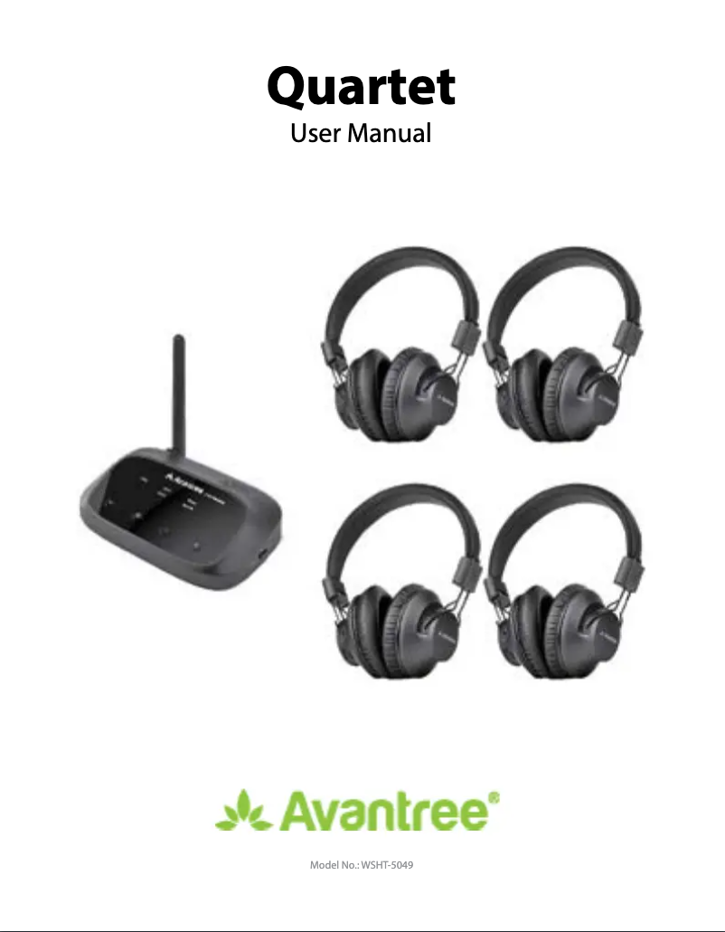 Page n°1 - Manuel utilisateur Avantree Quartet