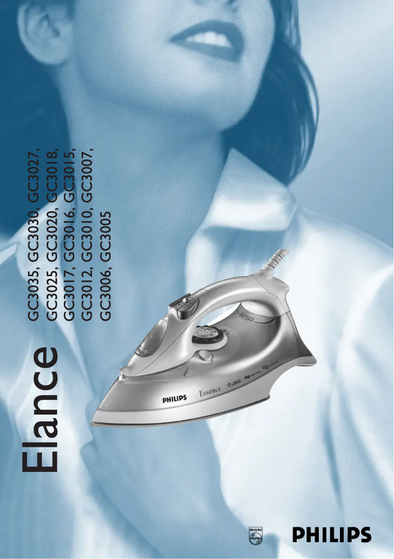 Page n°1 - Manuel utilisateur Philips Elance GC3035