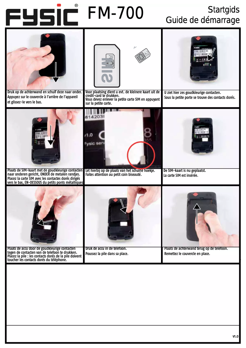 Page n°1 - Manuel utilisateur Fysic FM-710B