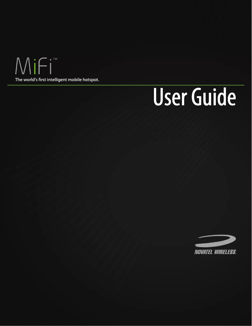 Page n°1 - Manuel utilisateur Speeka MiFi 3352