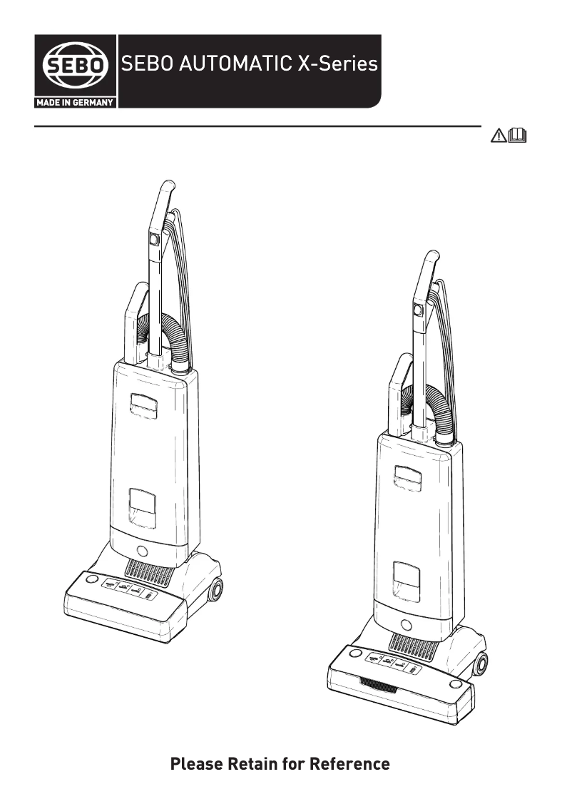 Página 1 del manual Manual de usuario Sebo E1 KOMFORT