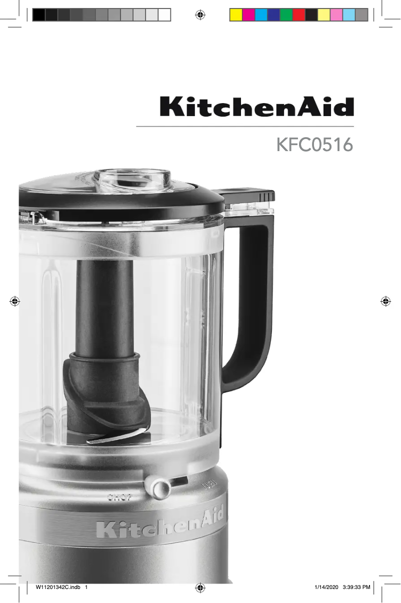 Page n°1 - Manuel utilisateur KitchenAid 5KFC0516