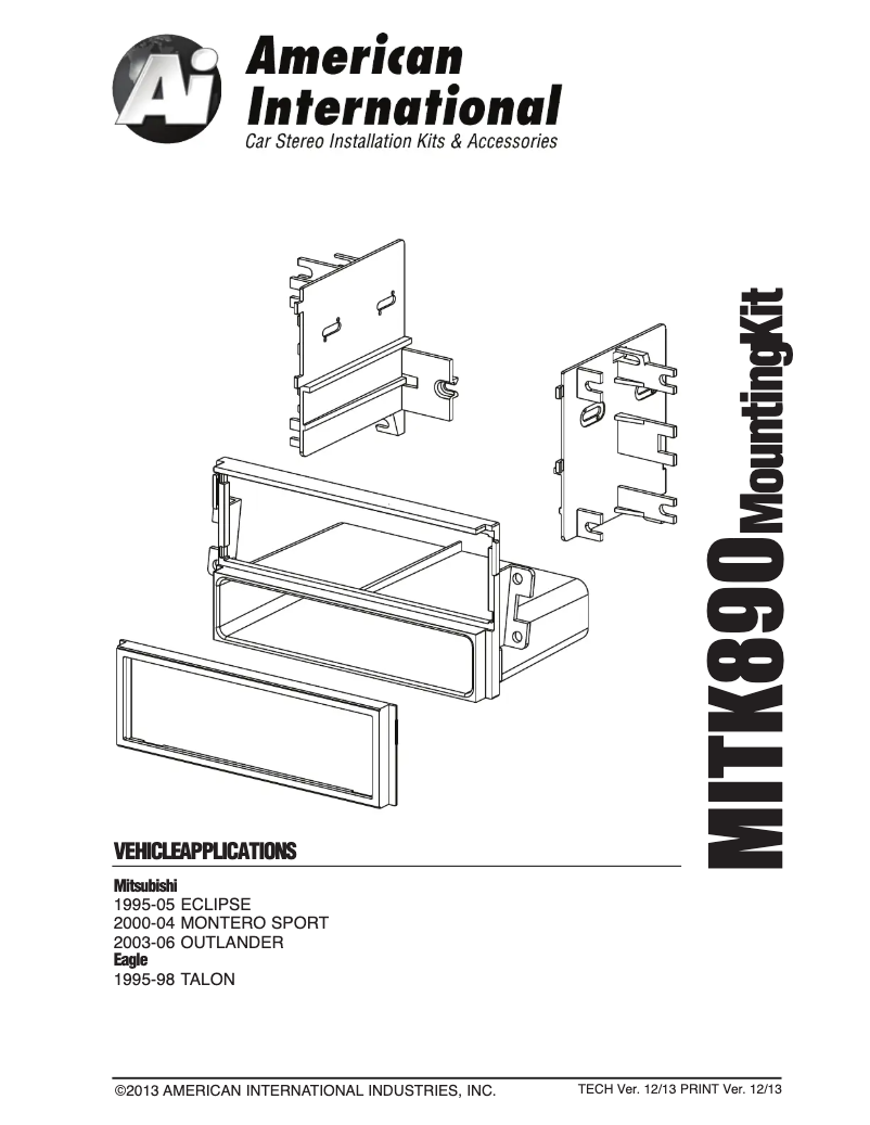 Page n°1 - Manuel utilisateur American International MITK890