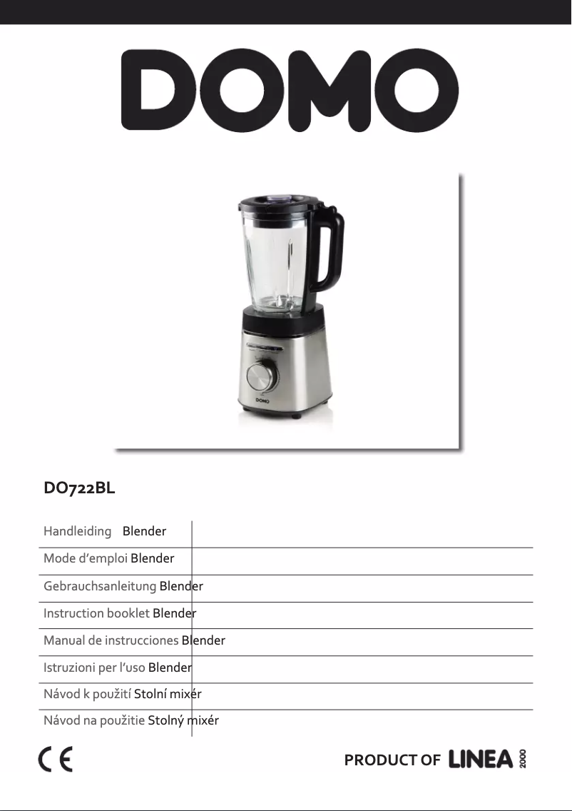 Image de la première page du manuel de l'appareil DO722BL