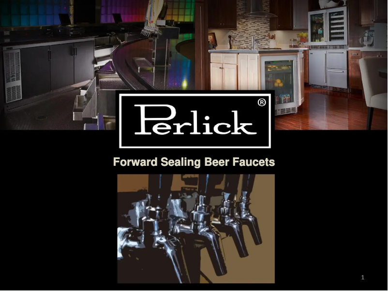 Page n°1 - Manuel utilisateur Perlick GT600