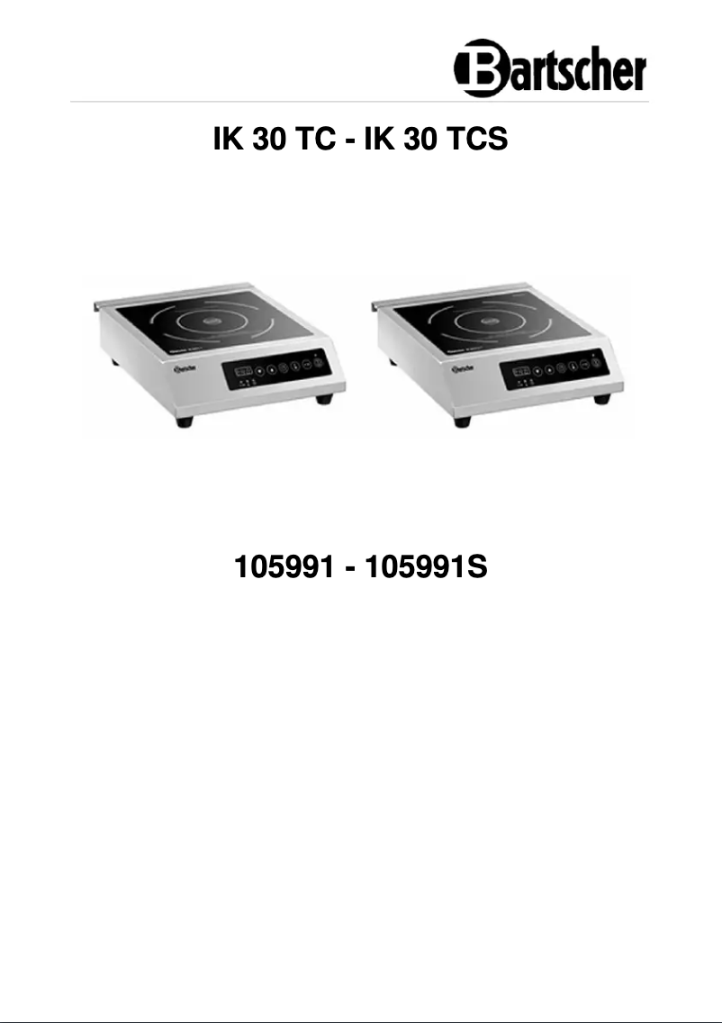 Image de la première page du manuel de l'appareil IK 30TC