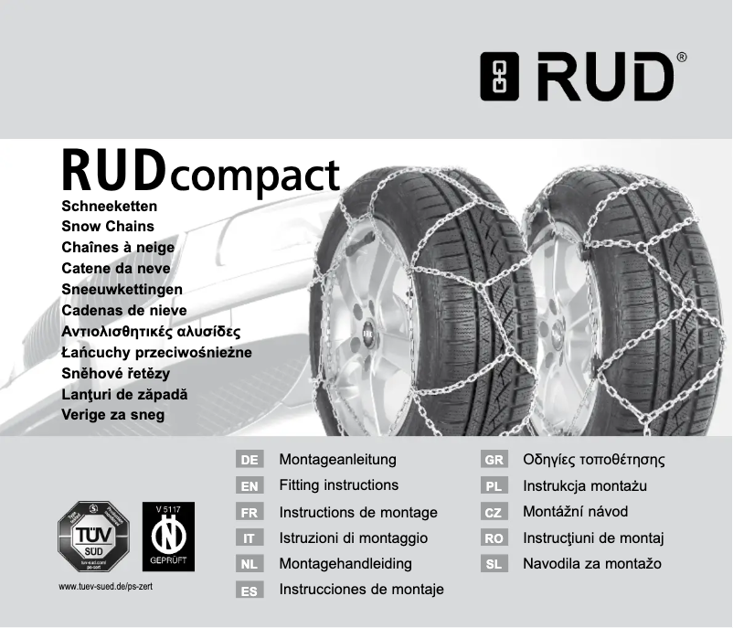 Page 1 de la notice Manuel utilisateur RUD RUDcompact GRIP 4065