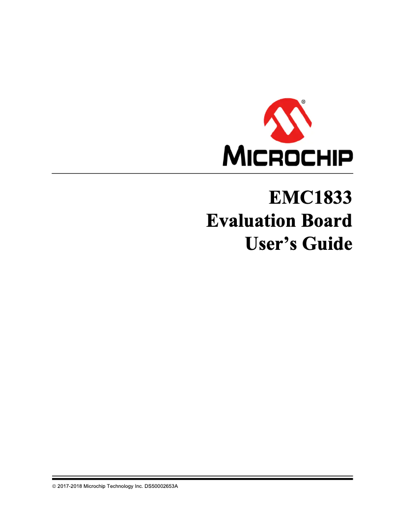 Página 1 del manual Manual de usuario Microchip EMC1815