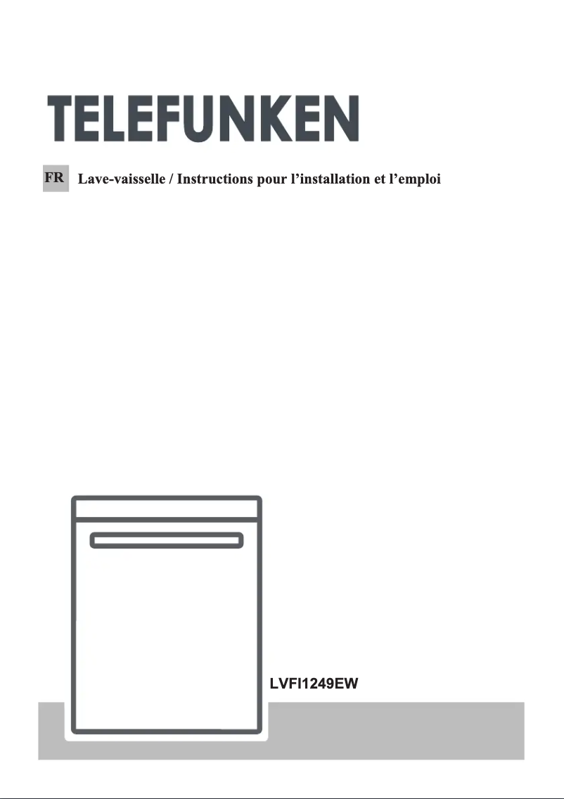 Page n°1 - Manuel utilisateur Telefunken LVFI1249EW