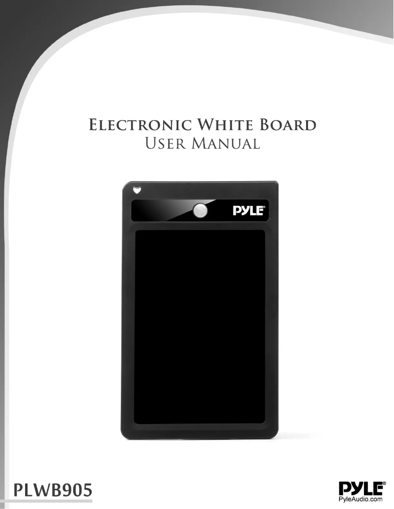 Image de la première page du manuel de l'appareil PLWB905