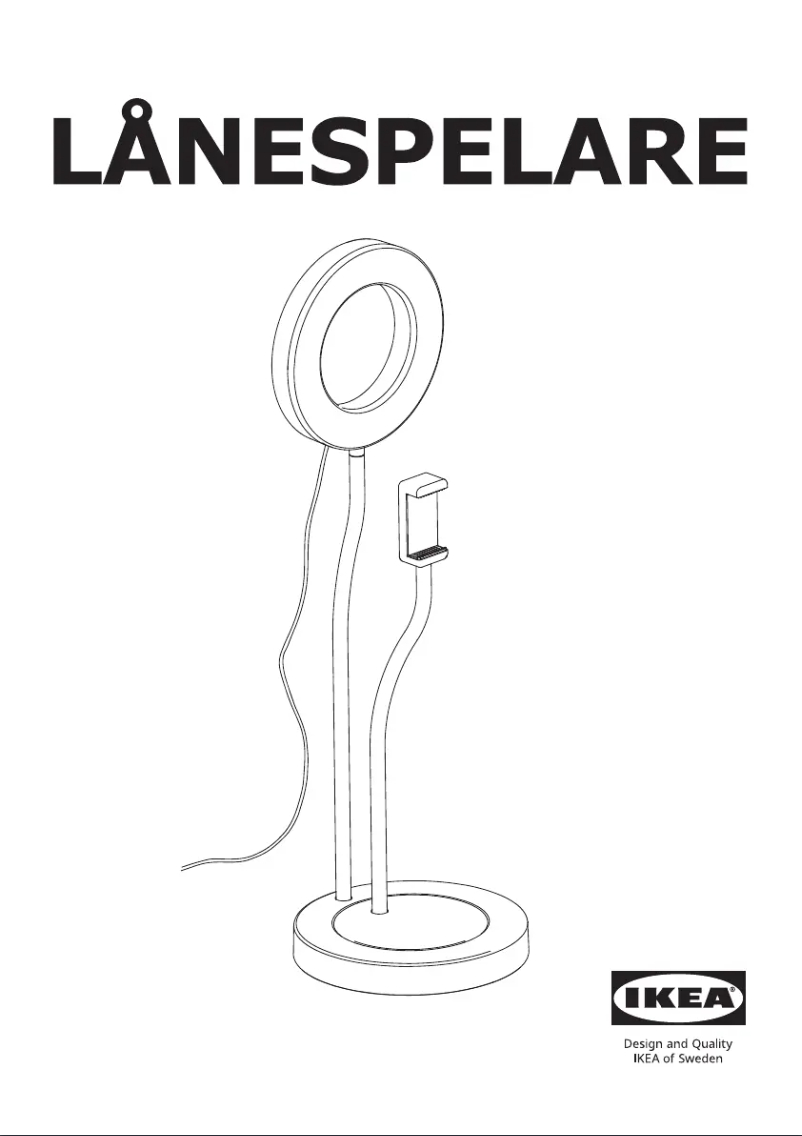 Image de la première page du manuel de l'appareil LÅNESPELARE 205.436.14