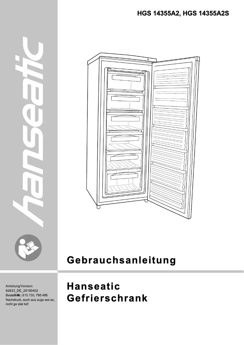 Página 1 del manual Manual de usuario Hanseatic HGS14355A2