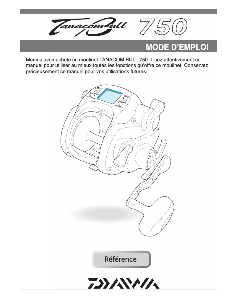 Image de la première page du manuel de l'appareil Tanacom Bull 750