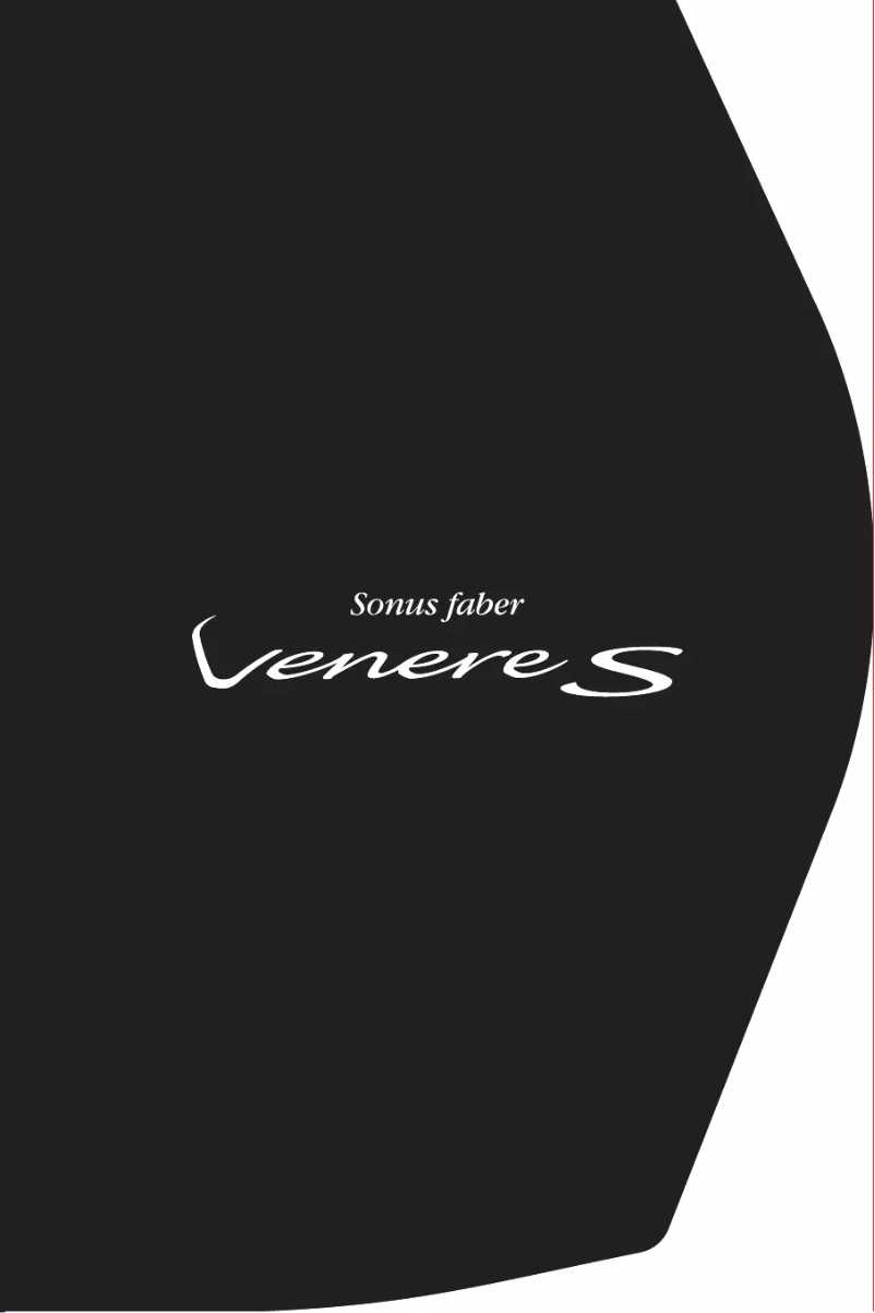 Image de la première page du manuel de l'appareil Venere Signature
