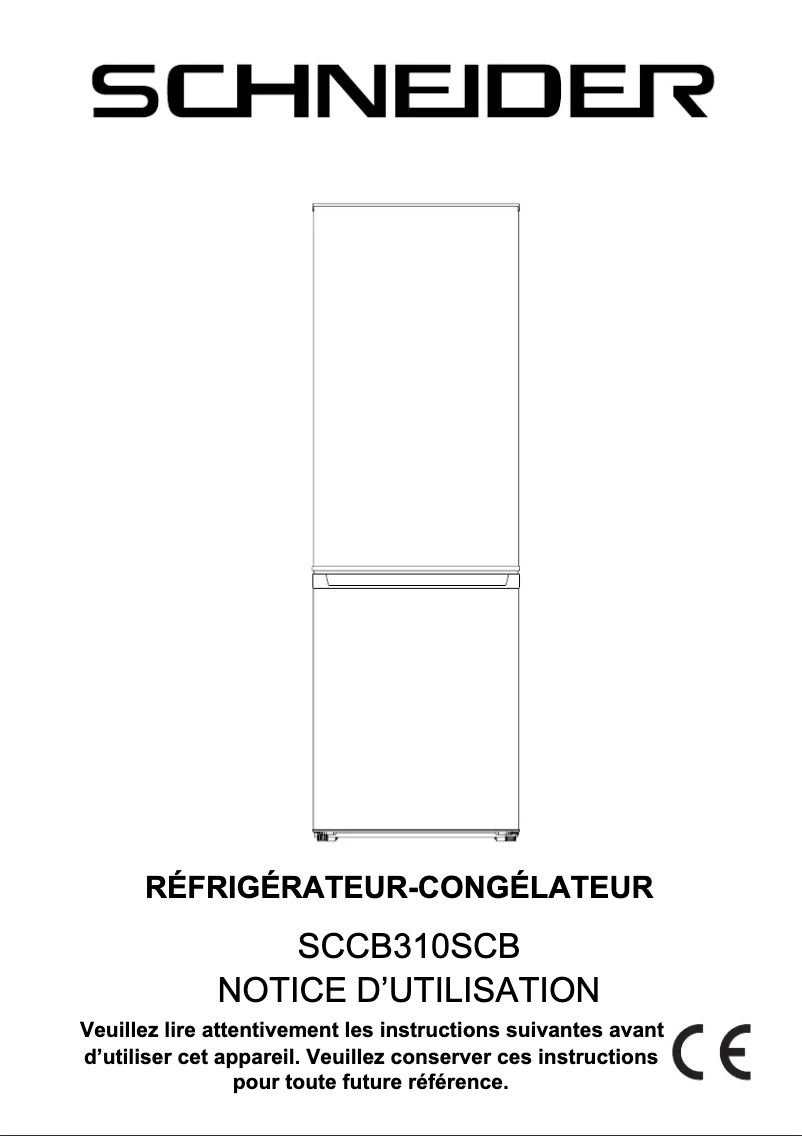 Page 1 de la notice Manuel utilisateur Schneider SCCB310SCB