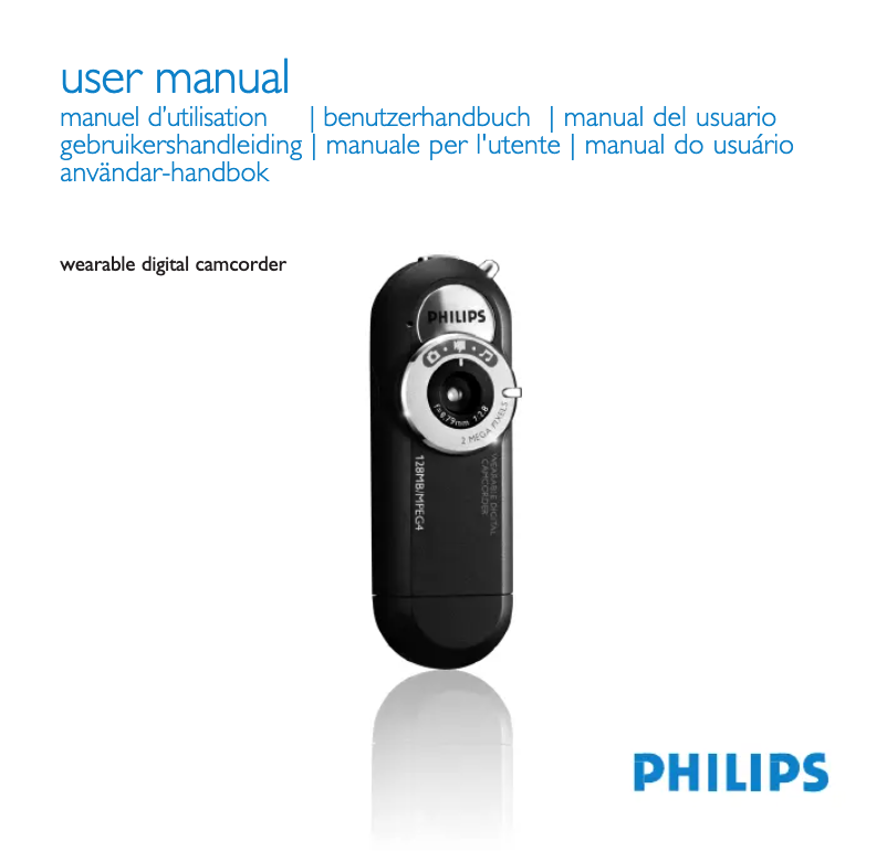 Page n°1 - Manuel utilisateur Philips GoGear KEY019