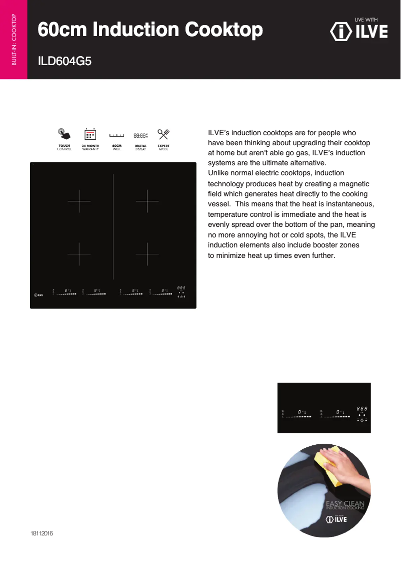 Image de la première page du manuel de l'appareil ILD604G5
