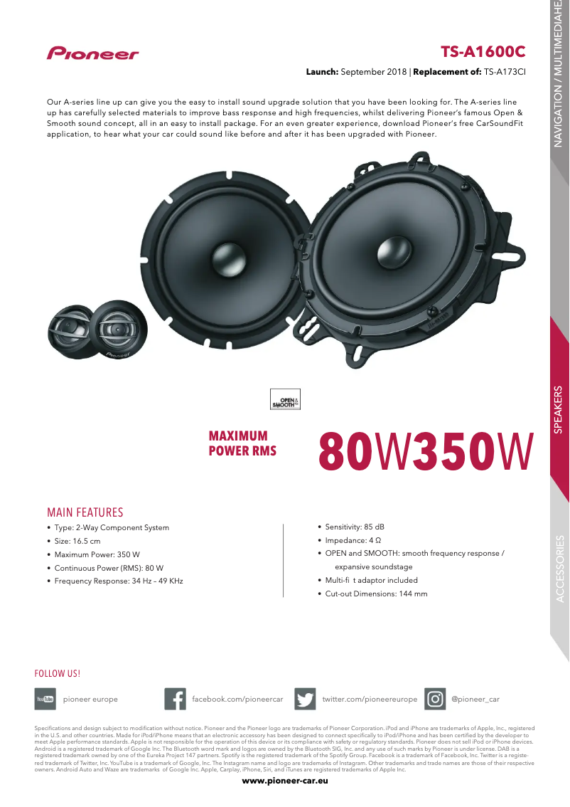 Image de la première page du manuel de l'appareil TS-A1600C