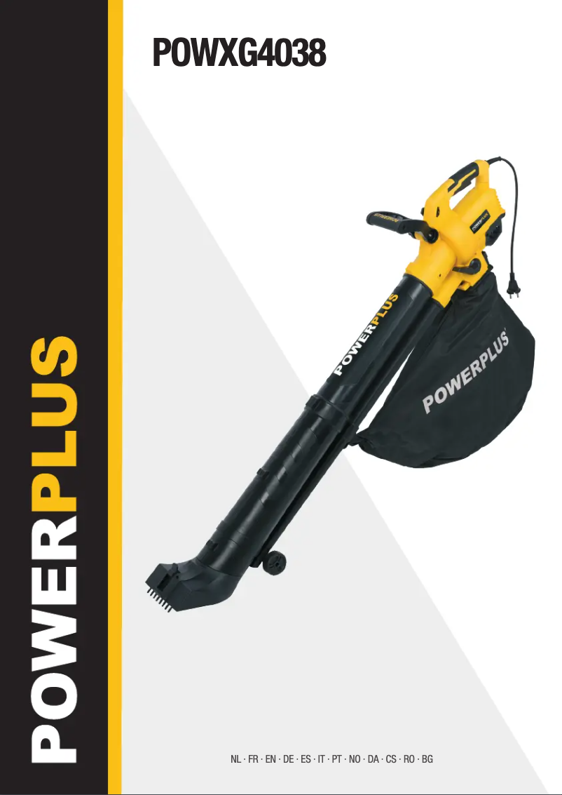 Page 1 de la notice Manuel utilisateur PowerPlus POWXG4038