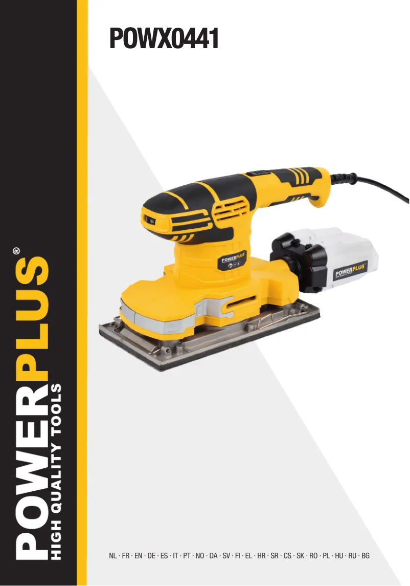 Page 1 de la notice Manuel utilisateur PowerPlus POWX0441