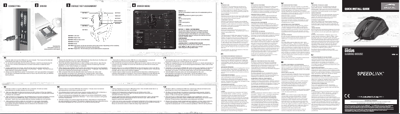 Page n°1 - Manuel utilisateur Speed-Link Decus