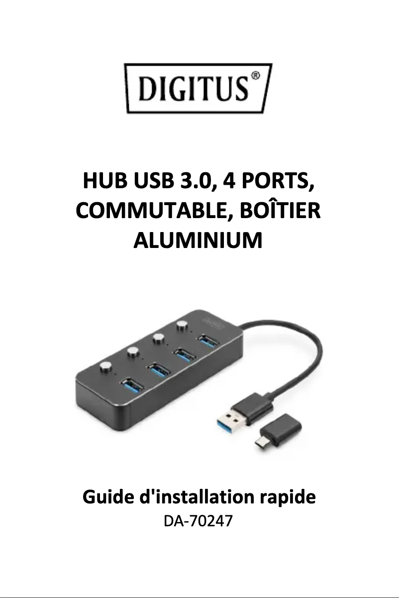 Página 1 del manual Manual de usuario Digitus DA-70247
