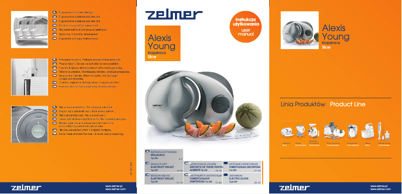 Page n°1 - Manuel utilisateur Zelmer 294.5 NP