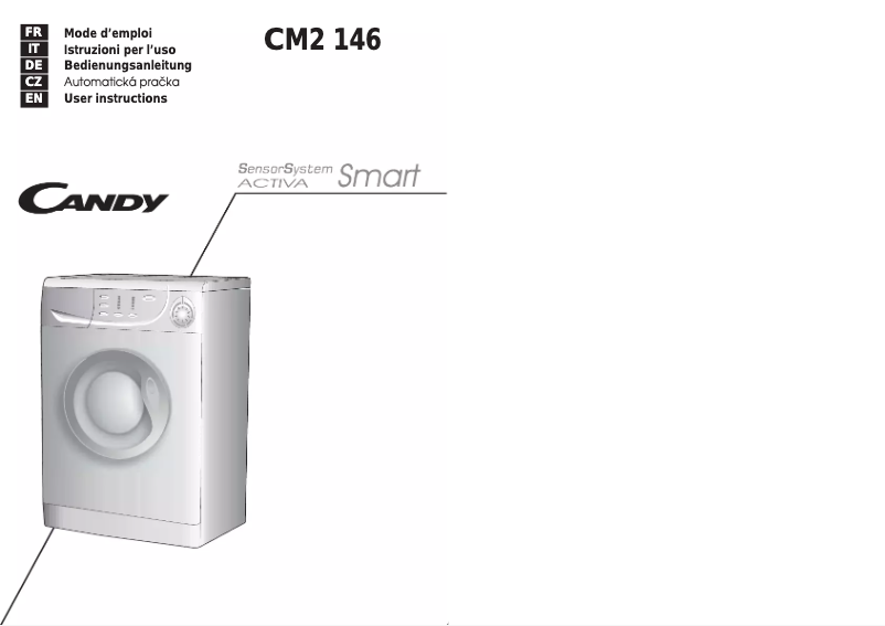 Page 1 de la notice Manuel utilisateur Candy CM146HTXT-03