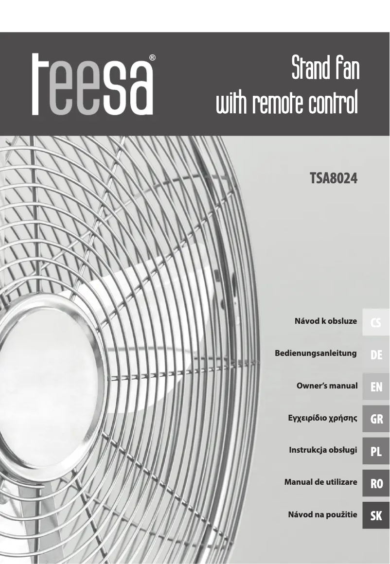 Page 1 de la notice Manuel utilisateur Teesa TSA8024