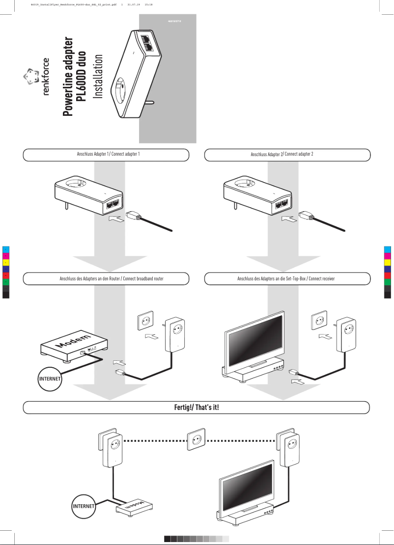 Image de la première page du manuel de l'appareil PL600D duo