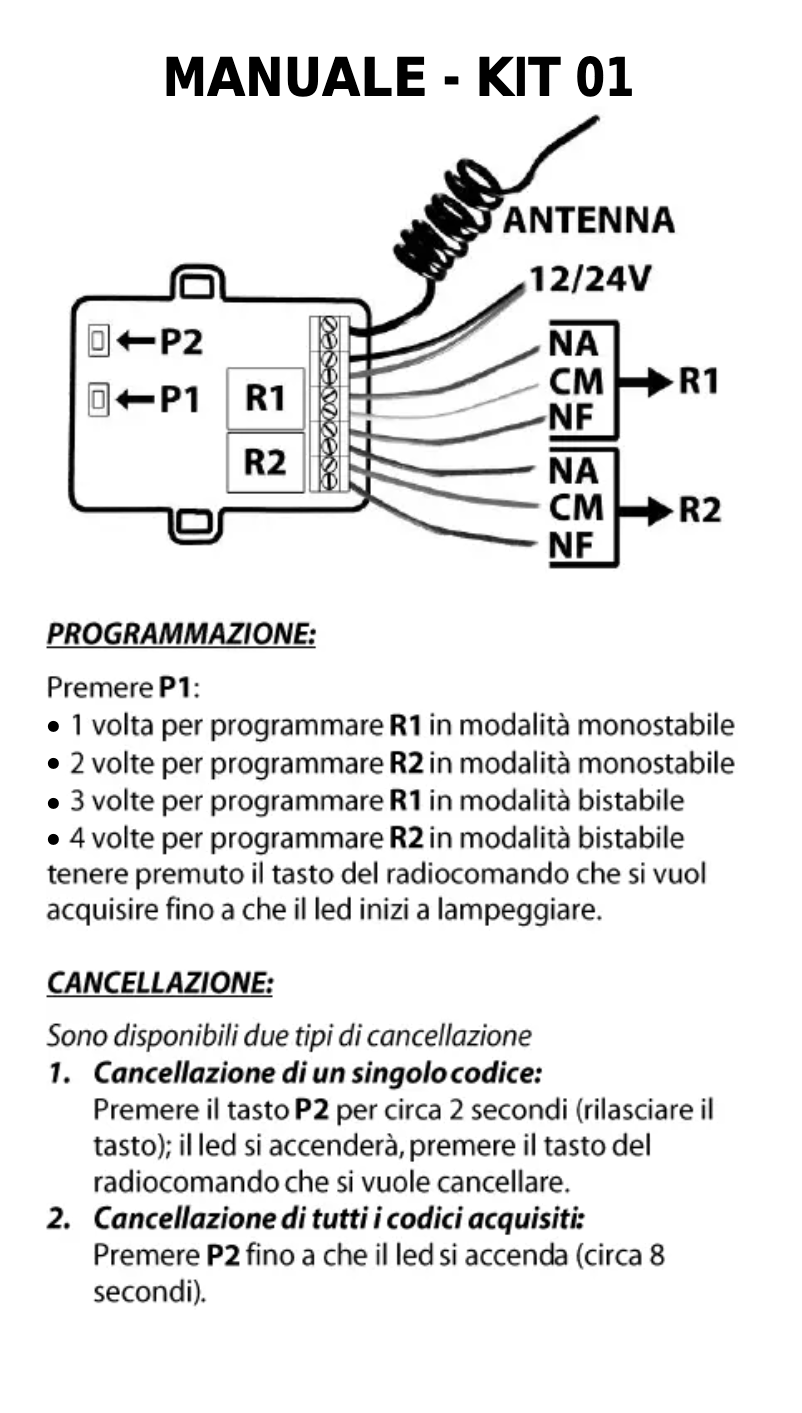 Page 1 de la notice Manuel utilisateur GBS 2171