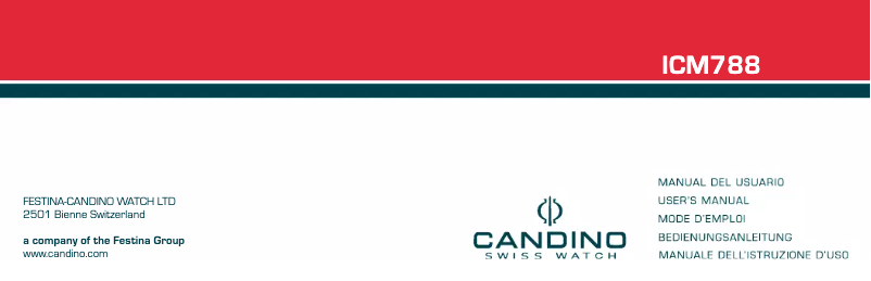 Page n°1 - Manuel utilisateur Candino C4360