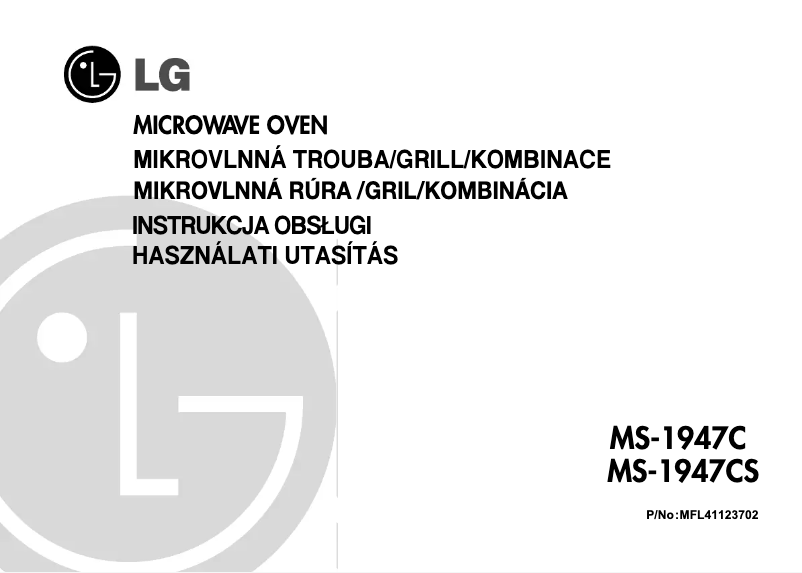 Page n°1 - Manuel utilisateur LG MS-1947C
