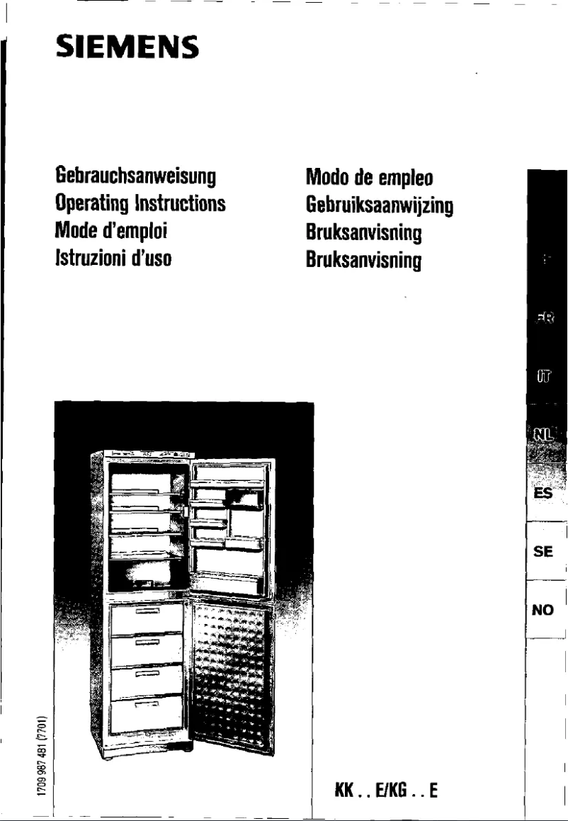 Page n°1 - Manuel utilisateur Siemens KG31E05