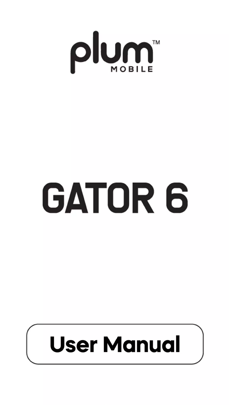 Page n°1 - Manuel utilisateur Plum Gator 6