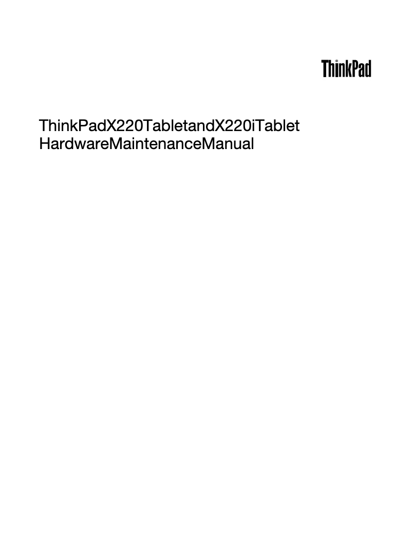 Image de la première page du manuel de l'appareil ThinkPad 4299WH3