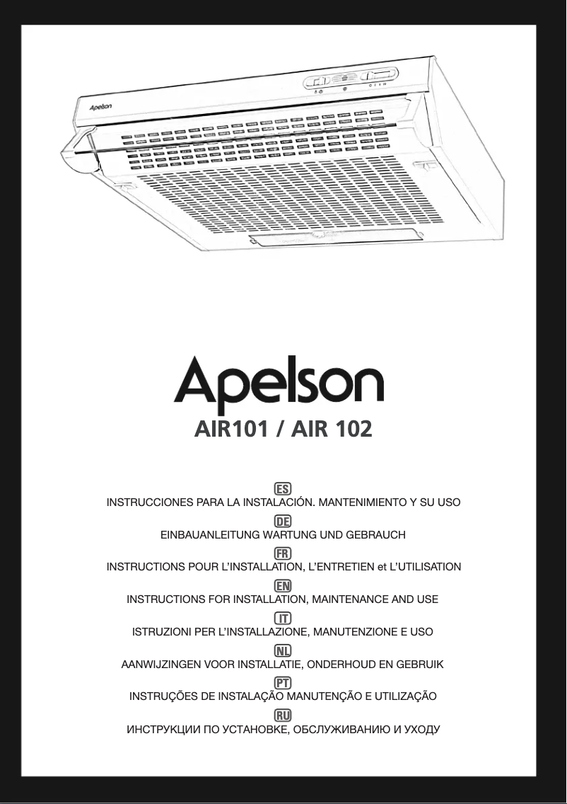 Image de la première page du manuel de l'appareil AIR 102