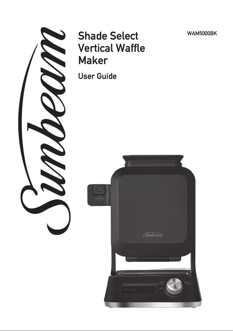 Page 1 de la notice Manuel utilisateur Sunbeam Shade Select WAM5000BK