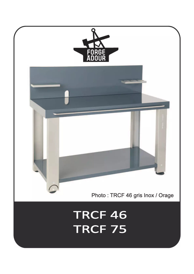 Page n°1 - Manuel utilisateur Forge Adour TRCF 46