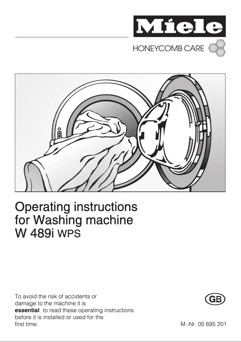 Image de la première page du manuel de l'appareil W 489I WPS